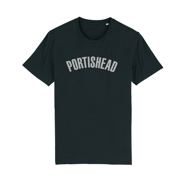 PORTISHEAD FILLED IN LOGO BLACK T-SHIRT POD