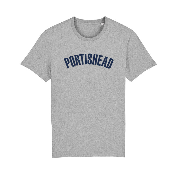 PORTISHEAD FILLED IN LOGO GREY T-SHIRT