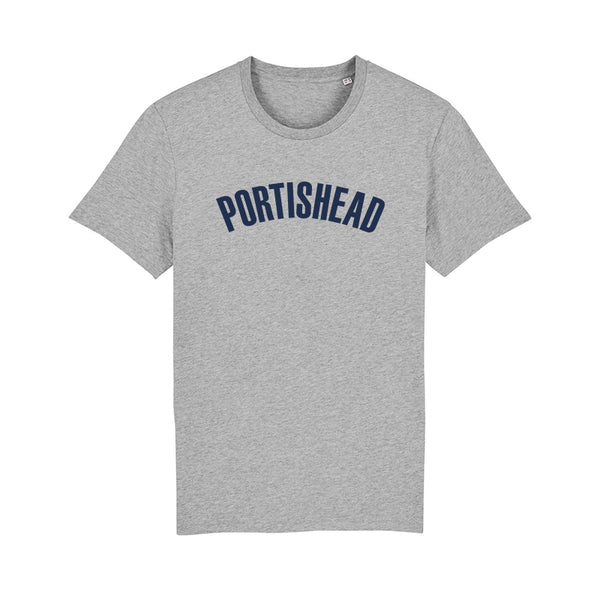 PORTISHEAD FILLED IN LOGO GREY T-SHIRT POD