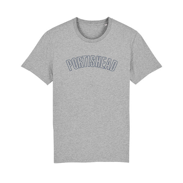 PORTISHEAD OUTLINE LOGO GREY T-SHIRT POD