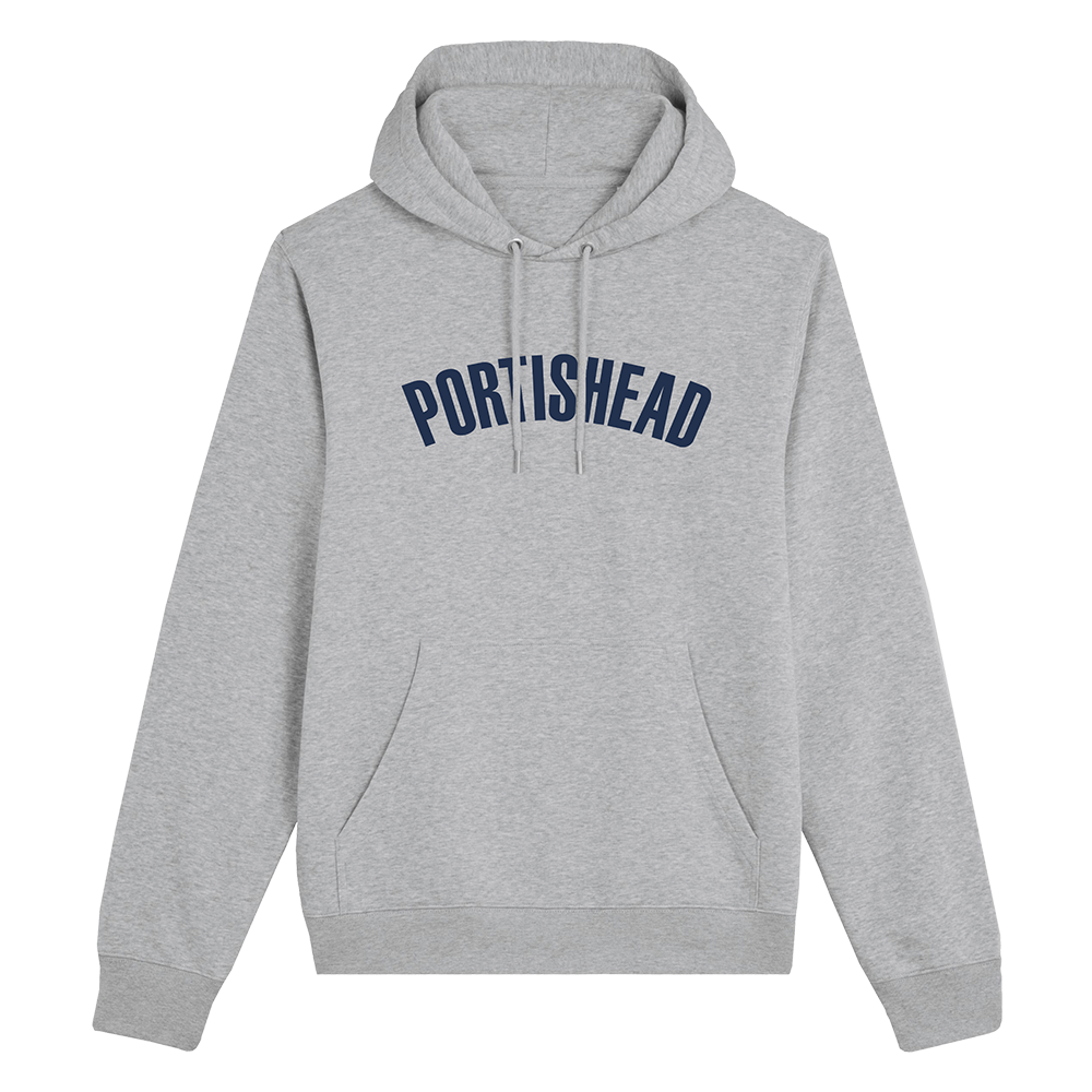 PORTISHEAD FILLED IN LOGO GREY HOODIE