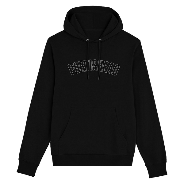 PORTISHEAD OUTLINE LOGO BLACK HOODIE