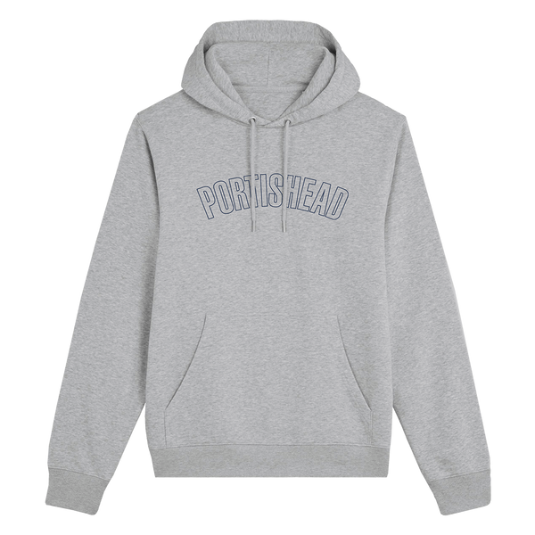 PORTISHEAD OUTLINE LOGO GREY HOODIE