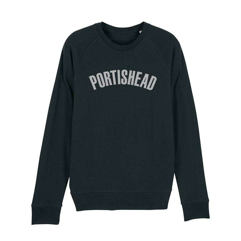 PORTISHEAD FILLED IN LOGO BLACK SWEATSHIRT POD | Portishead UK