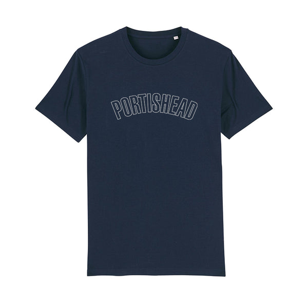 PORTISHEAD OUTLINE LOGO NAVY T-SHIRT